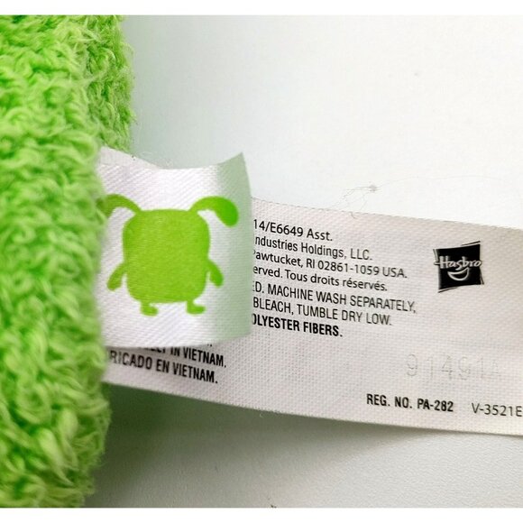 OX  The charismatic leader Hasbro Plush Ugly Doll Green 12" Stuffed Toy - Picture 4 of 5